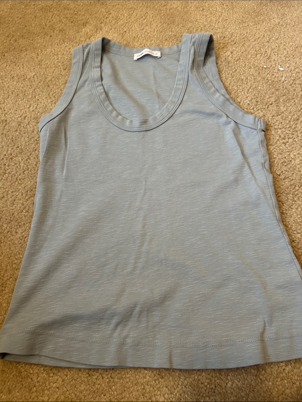 Women's Scoop Neck Tank Top — Soft Sky Blue